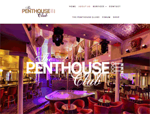 Tablet Screenshot of penthouseclub.com